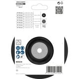 Bosch PRO Backing Pad, Stützteller für Fiberschleifscheiben 115mm, M14, Schleifteller weich, für Winkelschleifer mit Spannmutter