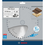 Bosch PRO Wood cordless Kreissägeblatt, Ø 190mm, 48Z Bohrung 30mm, für Akku-Handkreissägen