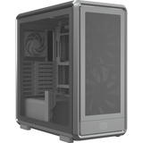 Cooler Master MasterFrame 600 Mesh ARGB , Tower-Gehäuse silber, Tempered Glass