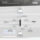 Digitus DN-170094 OnLine , USV schwarz, 2 Höheneinheiten
