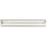 Digitus Modulares Patchpanel, 24-Port, unbestückt, Rack Mount grau, 1 HE, für Keystone-Module