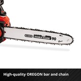 EINHELL Professional Akku-Kettensäge GE-LC 36/35 Li - Solo, 36Volt (2x18V) rot/schwarz, ohne Akku und Ladegerät