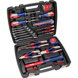 KWB Werkzeugkoffer Heimwerker, 42-teilig, Werkzeug-Set schwarz,  GS geprüft