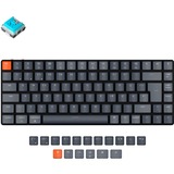 Keychron K3 Version 2, Gaming-Tastatur schwarz/grau, DE-Layout, Keychron Low Profile Optical Blue, Hot-Swap, Aluminiumrahmen, RGB