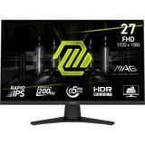 MSI MAG 274FDE, Gaming-Monitor 68.6 cm (27 Zoll), schwarz, FullHD, Rapid-IPS, HDR Ready, Adaptive-Sync, 200Hz Panel