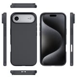 Nevox StyleShell SHOCK, Handyhülle schwarz, iPhone 17 Air, kompatibel mit MagSafe