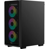 Ocypus Gamma C60 ARGB , Tower-Gehäuse schwarz, Tempered Glass