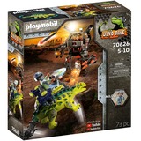 PLAYMOBIL 70626 Dino Rise Saichania: Abwehr des Kampfläufers, Konstruktionsspielzeug 