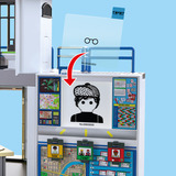 PLAYMOBIL 71874 City Action Polizeiwache mit Fahndungsraum, Konstruktionsspielzeug 