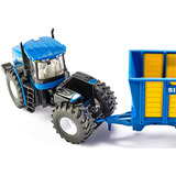 SIKU FARMER New Holland mit Silagewagen, Modellfahrzeug 