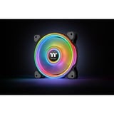 Thermaltake Riing Quad 12 RGB Radiator Fan TT Premium Edition Single Fan Pack, Gehäuselüfter schwarz, Single Pack, ohne Controller