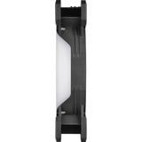 Thermaltake Riing Quad 12 RGB Radiator Fan TT Premium Edition Single Fan Pack, Gehäuselüfter schwarz, Single Pack, ohne Controller, 120 mm