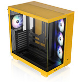Thermaltake View 380 XL TG ARGB Bumblebee, Tower-Gehäuse dunkelgelb, Tempered Glass x 2