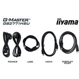 iiyama G-Master GB2771HSU-B1 Red Eagle, Gaming-Monitor 68.6 cm (27 Zoll), schwarz (matt), FullHD, Fast-IPS, HDMI, DP, G-Sync komp., USB-Hub, 240Hz Panel