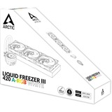 Arctic Liquid Freezer III 420 A-RGB, Wasserkühlung weiß