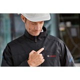 Bosch Heat+Jacket GHJ 12+18V Kit Größe 3XL, Arbeitskleidung schwarz, inkl. Ladeadapter GAA 12V-21, 1x 12-Volt-Akku