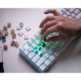 CHERRY XTRFY MX 8.2 Pro TMR Wireless, Gaming-Tastatur weiß, DE-Layout, Cherry MK Crystal