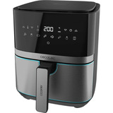Cecotec Heißluftfritteuse Cecofry Full InoxBlack 5500 Pro schwarz, 1.700 Watt, Korb 5,5 Liter