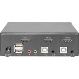 Digitus KVM Switch 2 Port, KVM-Switch schwarz