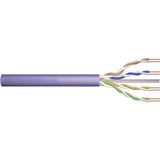 Digitus Professional Cat.6 U/UTP Verlegekabel simplex, Cca violett, 305 Meter Easy Pull Box