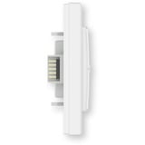 Homematic IP Universal Dimmeraufsatz – Taster (HmIP-UDI-PB2) weiß