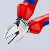 KNIPEX Seitenschneider 70 02 140, Schneid-Zange rot/blau, Länge 140mm