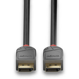 Lindy DisplayPort 1.4 Kabel, Anthra Line schwarz, 5 Meter