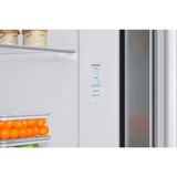 SAMSUNG RH69B8920S9/EG RS8000, Side-by-Side edelstahl/silber, Food Showcase Tür, Beverage Center, Festwasseranschluss