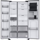 Samsung RH69B8920S9/EG RS8000, Side-by-Side edelstahl/silber, Food Showcase Tür, Beverage Center, Festwasseranschluss