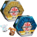 Spin Master Bakugan Baku-Tin, Geschicklichkeitsspiel hochwertige Aufbewahrungsdose zum Sammeln mit 2 geheimnisvollen Bakugan