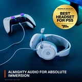 SteelSeries Arctis Nova 1P, Gaming-Headset weiß, 3.5 mm Klinke