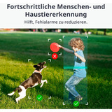 SwitchBot Outdoor Spotlight Cam 2K, Überwachungskamera weiß