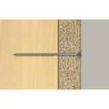 fischer Spanplattenschraube ClassicFast II 6,0x160 Senkkopf TX 100 Stück, mit Teilgewinde, verzinkt