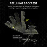 Corsair TC500 LUXE Gaming-Stuhl grün