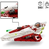 LEGO 75333 Star Wars Obi-Wan Kenobis Jedi Starfighter, Konstruktionsspielzeug Set zum Bauen mit Taun We, Droidenfigur und Lichtschwert, Angriff der Klonkrieger Set