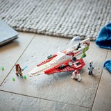 LEGO 75333 Star Wars Obi-Wan Kenobis Jedi Starfighter, Konstruktionsspielzeug Set zum Bauen mit Taun We, Droidenfigur und Lichtschwert, Angriff der Klonkrieger Set