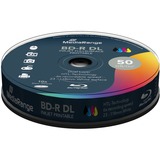 MediaRange BD-R 50 GB, Blu-ray-Rohlinge 6fach, 10 Stück, bedruckbar, Retail