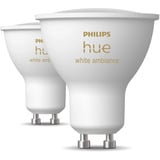 Philips HUE White Ambiance GU10 Smarter Sport Doppelpack, LED-Lampe 