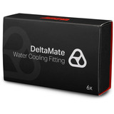 Thermal Grizzly DeltaMate Fitting – ST16, Verbindung nickel, 6er Pack