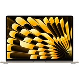 Apple MacBook Air (15") 2023, Notebook champagner, Polarstern, M2, 10-Core GPU, macOS Ventura, Deutsch, 512 GB SSD