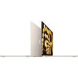 Apple MacBook Air (15") 2023, Notebook champagner, Polarstern, M2, 10-Core GPU, macOS, Deutsch, 38.9 cm (15.3 Zoll), 512 GB SSD