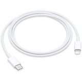 Apple USB Adapterkabel, USB-C Stecker > Lightning Stecker weiß, 1 Meter, PD, Laden mit bis zu 100 Watt