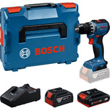 Akku-Bohrschrauber GSR18V-52 mit 2 Akkus 18 Volt 4.0 Ah und 2.0 Ah in L-BOXX