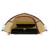 Coleman Darwin 3 Plus Summer, Zelt beige/dunkelrot