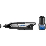 Dremel Akku-Multifunktions-Werkzeug 8240-5/65, 12Volt schwarz/grau, Li-Ion-Akku 2Ah, 65-teiliges Zubehör, Alu-Koffer