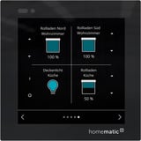 Homematic IP Glasdisplay - plus (HmIP-WGD-PL), Bedienteil schwarz