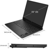 OMEN HyperX OMEN 15-gb0076ng, Gaming-Notebook schwarz, AMD Ryzen 7 8745HX, NVIDIA GeForce RTX 5070, 16 GB DDR5, 512 GB (512 GB SSD), Windows 11 Home