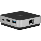 OWC USB-C Travel Dock E, Dockingstation grau/schwarz, HDMI, USB-A, Gigabit LAN