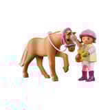 PLAYMOBIL 71887 DuoPack Mädchen mit Pony, Konstruktionsspielzeug 