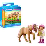 PLAYMOBIL 71887 DuoPack Mädchen mit Pony, Konstruktionsspielzeug 